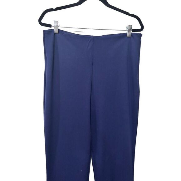 NWT NEW Fabletics Navy Blue Ponte Kick Flare Pant High-Rise XXL Y2K - Picture 2 of 14